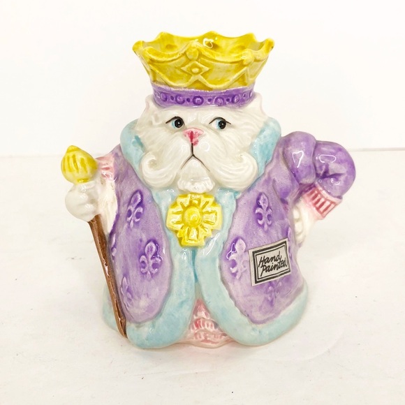 Fitz & Floyd kittens of Knightsbridge gentleman, caller vintage, planta, 1988 - Picture 1 of 11
